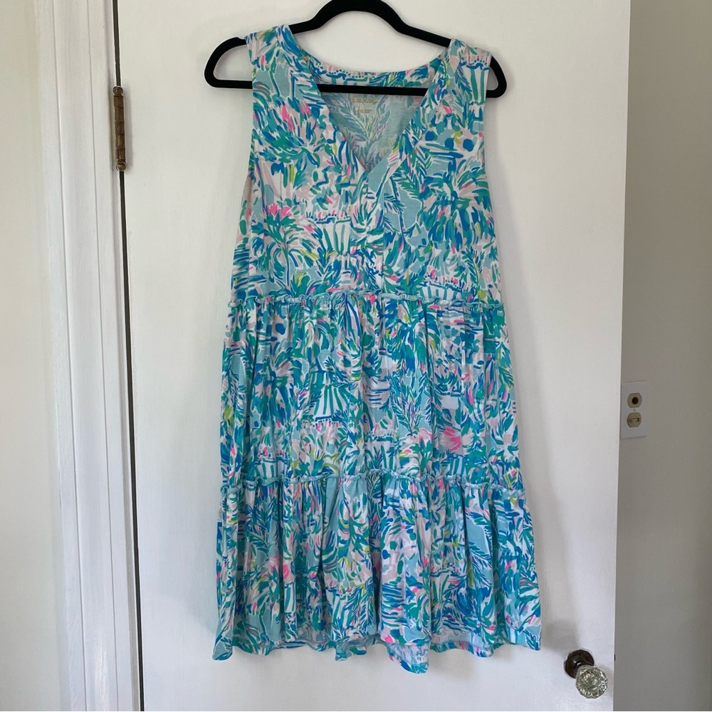 Lilly Pulitzer Multicolor Tropical Print Top